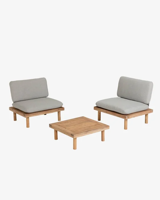 Set Viridis de 2 butacas y 1 mesa en Multicolor - Sillones y sofás, Uruguay | Kavehome
