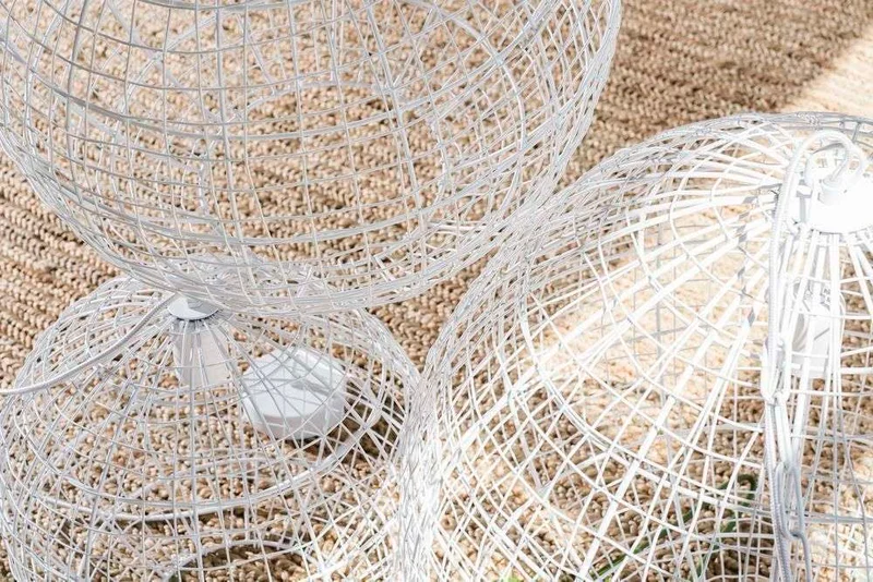 LAMPARA DE TECHO GLOBO WHITE - 55 CMS en Blanco - Lámparas colgantes, Uruguay | La Iberica, vista 4
