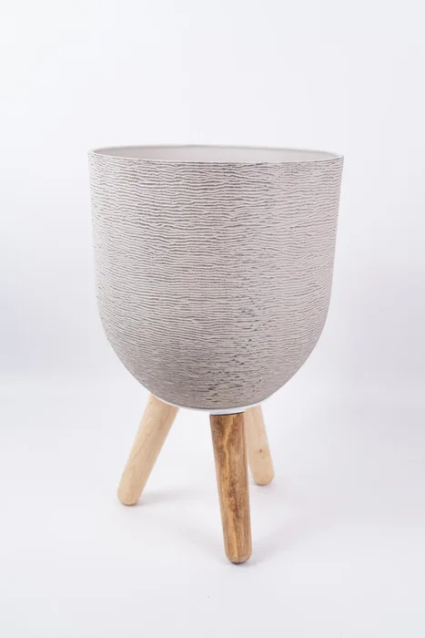 Maceta Teli - Beige en Beige - Decoración, Uruguay | Indian