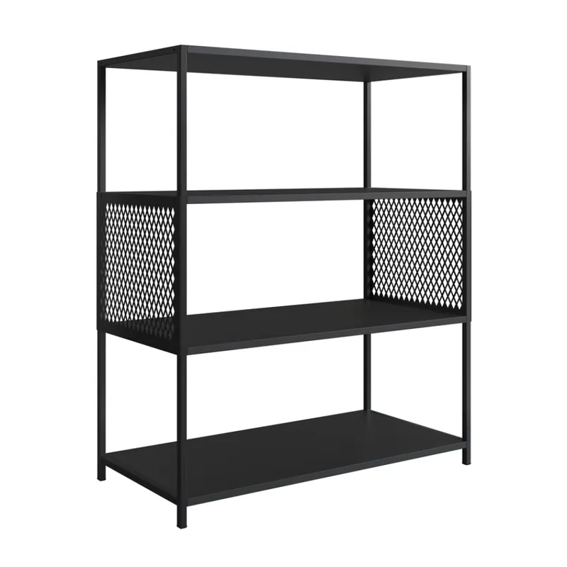 Estantería estilo Industrial - PRODUCTO CON DETALLES - en Negro - Bibliotecas, Uruguay | Champagne Home