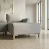 Rinconera Gino - Tela Microfibra - Chaise derecho - TC1009 (Plata) en Gris - Sillones y sofás, Uruguay | NYR, vista 5 de 7