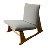 BUTACA SIN BRAZOS EN MADERA y TELA - Producto con detalles en Gris - Butacas, banquetas y puffs, Uruguay | Champagne Home, vista 2 de 4