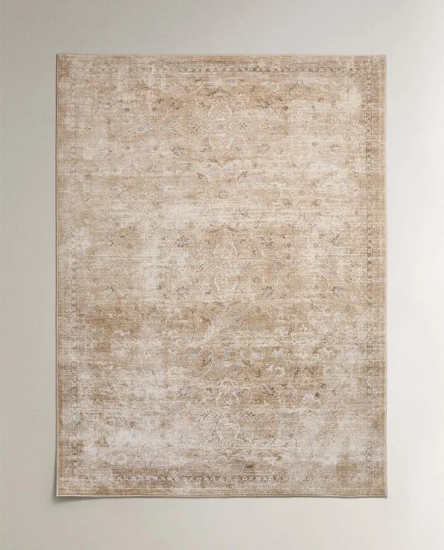 ALFOMBRA EFECTO VINTAGE en Beige - Alfombras, Uruguay | Zara Home, vista 3