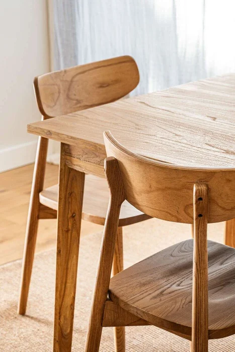 MESA COMEDOR NORDICA EXTENSIBLE - 1.80 A 2.30 MTS en Madera natural - Mesas de comedor, Uruguay | La Iberica, vista 14
