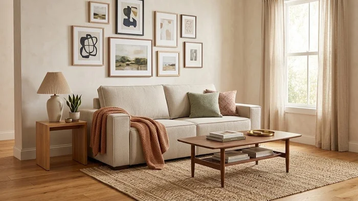 Sofa Moscú 3 Cuerpos 200cm – Beige Easy Clean en Beige - Sillones y sofás, Uruguay | Berna Home, vista 2