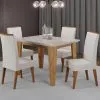 Juego De Comedor 4 Sillas Tapizadas Florata - Mesas de living, Uruguay | Soy Hogar, vista 4 de 8