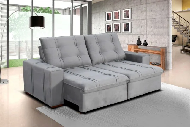 Sofá Erik 3 cuerpos en Gris - Muebles, Uruguay | New York Home, vista 2