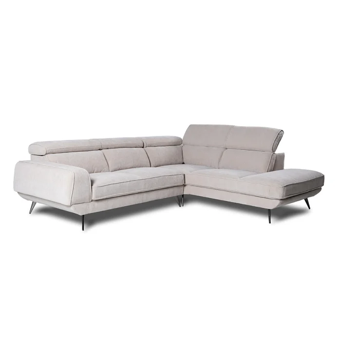 Rinconera Versatile - Tela Microfibra - Chaise Derecho - 6686-4 Beige en Beige - Sillones y sofás, Uruguay | NYR, vista 3