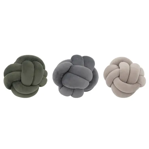 SET 3 NUDOS DECORATIVOS 15x15x15CM TELA - Textiles, Uruguay | Decohogar