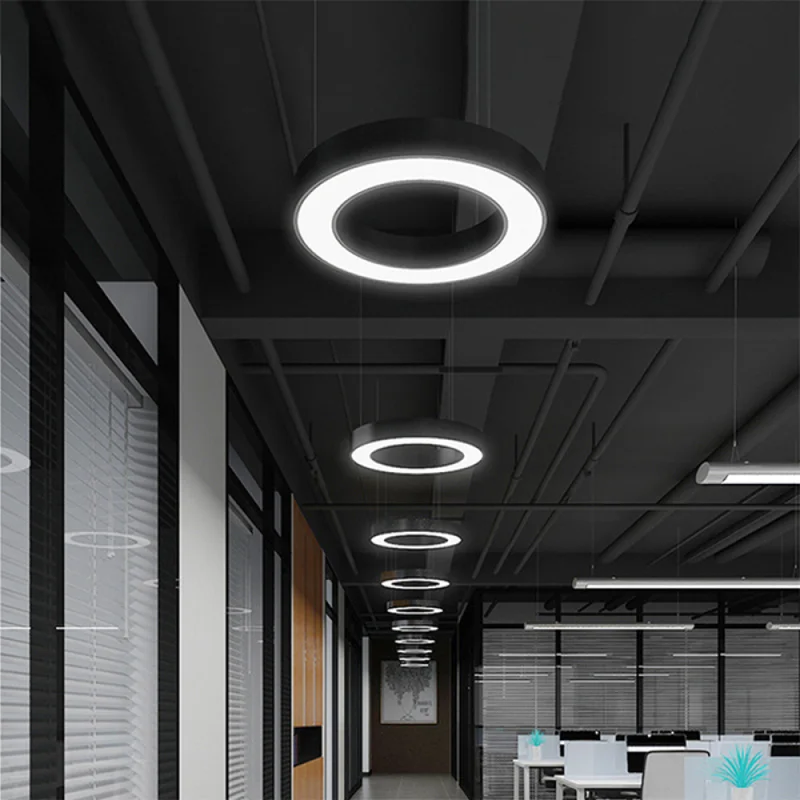 Colgante LED Zurich I 30W 40 cm Negro en Negro - Lámparas colgantes, Uruguay | Serlux, vista 4