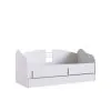 Cama Marinera Bicama Juvenil Dormitorio Auxiliar Con Cajones en Blanco - Dormitorio, Uruguay | Soy Hogar, vista 3 de 4