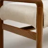 Banco desenfundable Macaret - de madera maciza de roble acabado nogal 120 cm FSC Mix Credit. en Marrón - Butacas, banquetas y puffs, Uruguay | Kavehome, vista 5 de 8