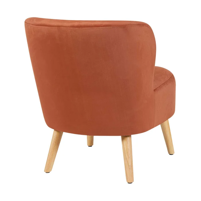 Butaca Tela Naranja Mila Terracot en Terracota - Sillones y sofás, Uruguay | Divino, vista 5