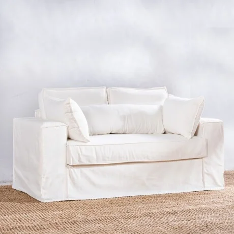 Sillón Garda 2 Cuerpos - Blanco en Blanco - Sillones y sofás, Uruguay | Aihaus, vista 2