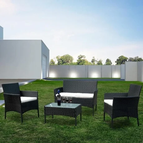 Juego de jardin Aruba Negro en Negro - Muebles para el exterior, Uruguay | La Cueva Muebles, vista 9