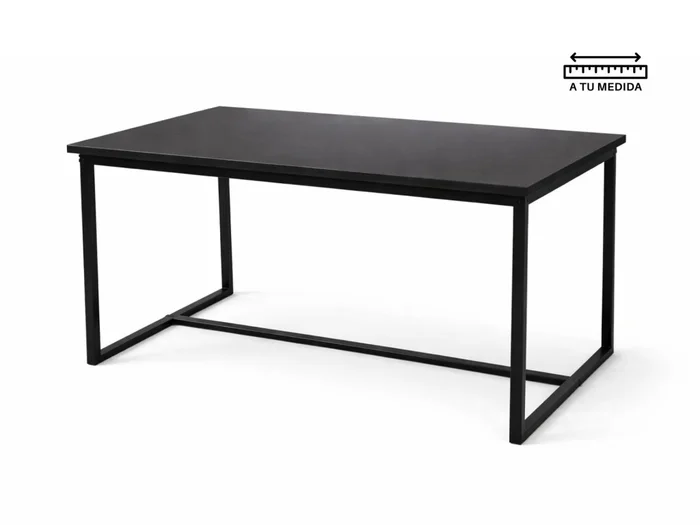 Mesa BLACK 1.60 m en Negro - Mesas de comedor, Uruguay | Finkel
