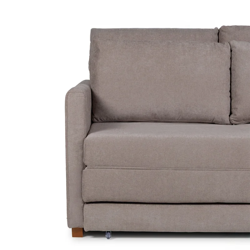 Sofá Cama Niki - Tela Microfibra - 10287 (Tostado) en Marrón - Sillones y sofás, Uruguay | Nyr, vista 6