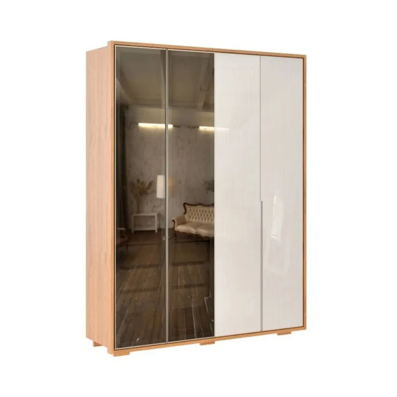 Ropero Puertas Batientes Reflect 1.8 - Nordik - Beige en Beige - Roperos y placares, Uruguay | Ecowood