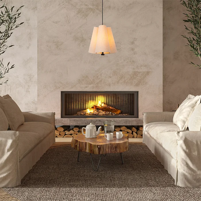 Lámpara Colgante Kaunas en Blanco - Lámparas colgantes, Uruguay | Serlux, vista 2
