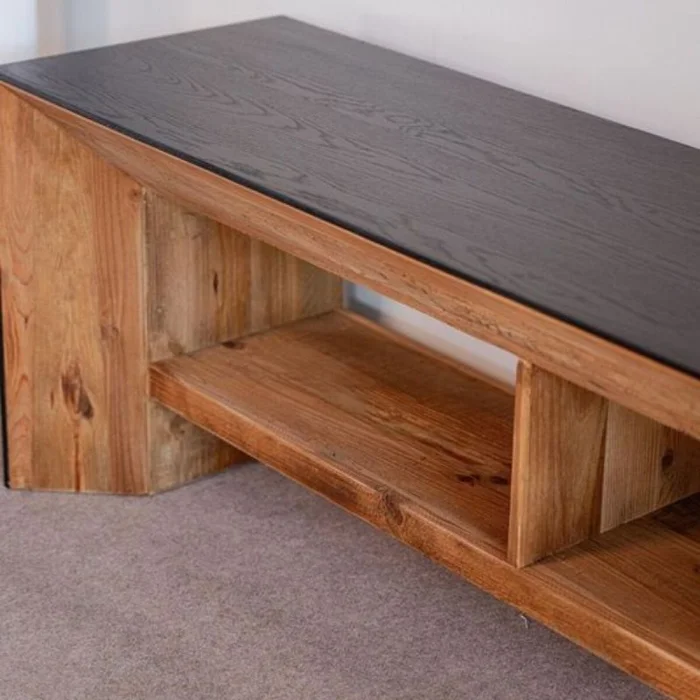 Rack Rustico Laqueado / Madera Reciclada - Muebles para TV, Uruguay | Fábrica Italiana, vista 2