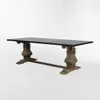 MESA DE COMEDOR FRENCH Negro en Negro - Mesas de comedor, Uruguay | Viasono, vista 3 de 5
