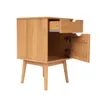 Mesa de Luz - 1 puerta - 1 cajón - Línea Nórdica - Roble en Madera natural - Mesas de luz, Uruguay | Rústico Hogar, vista 4 de 5