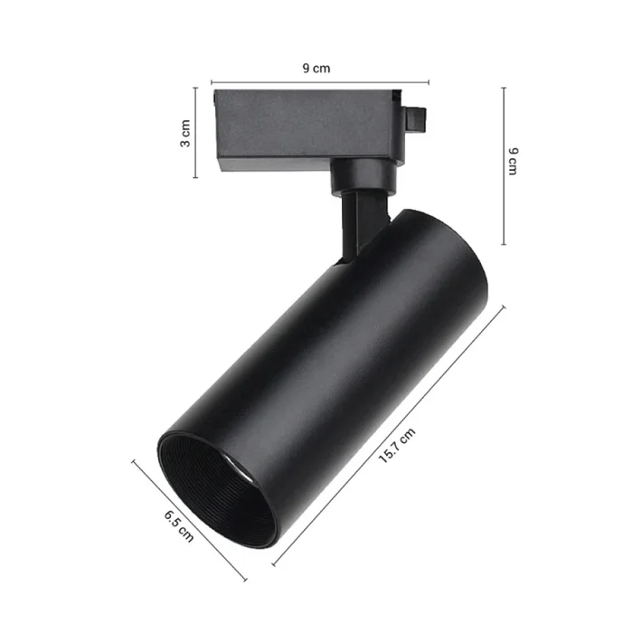 Track Light LED Lali 20W Negro Luz Fría en Blanco - Lámparas colgantes, Uruguay | Serlux, vista 7