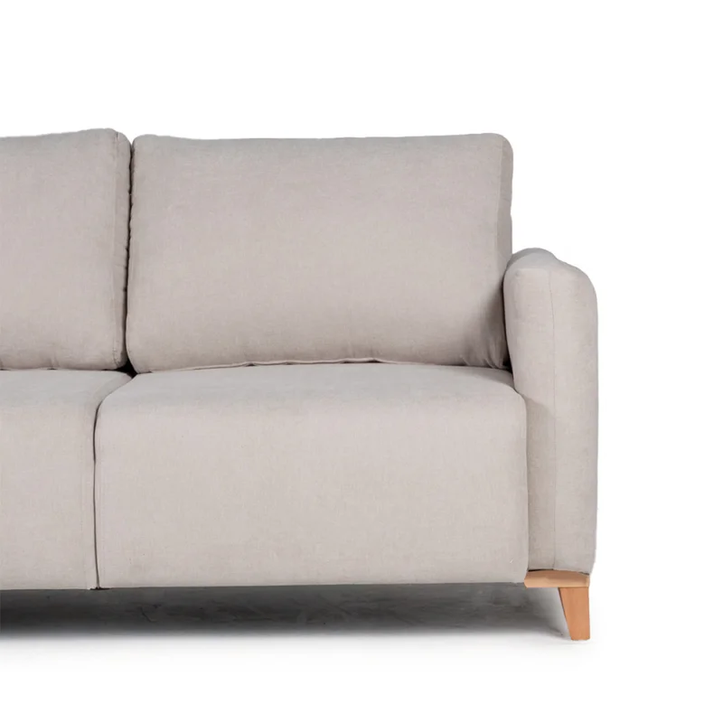 Rinconera Cuarzo - Tela Microfibra - Chaise izquierdo - TC 1010 (Beige) en Beige, Uruguay | NYR, vista 3