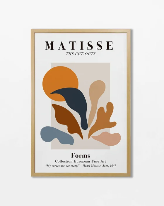 Matisse - Forms en Multicolor - Láminas, Uruguay | La Cuadrería