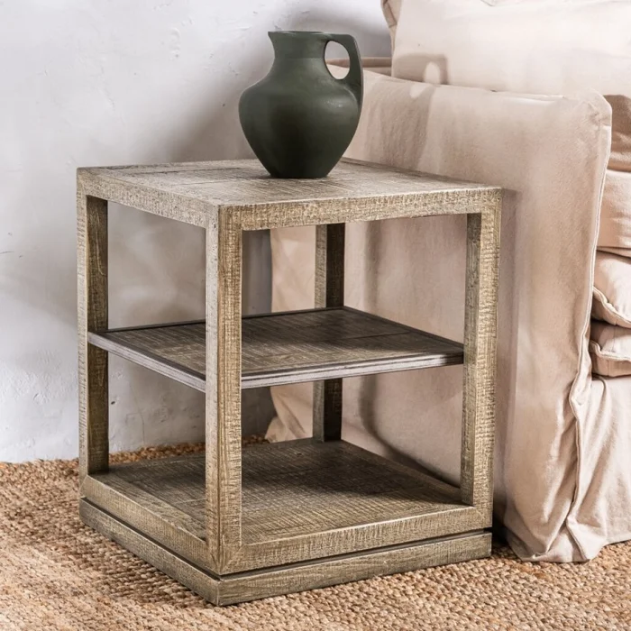 Mesa Auxiliar Filippo en Madera natural - Mesas de living, Uruguay | Aihaus