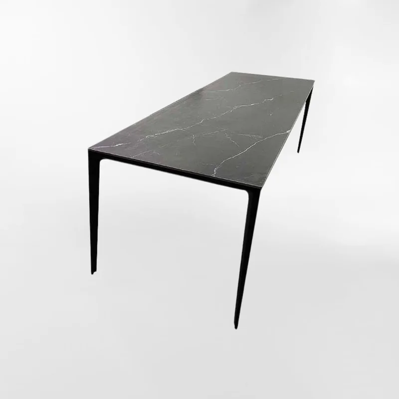 MESA DE EXTERIOR CELLINA NEGRO RECTANGULAR en Negro SKU - Mesas de comedor, Uruguay | Viasono, vista 4