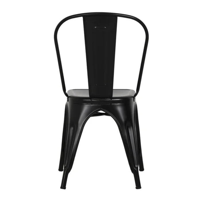 Silla Clásica Tolix - Negro en Negro - Sillas, Uruguay | Rústico Hogar, vista 5