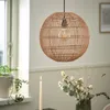 Lámpara de techo HAAKON Ø35cm ratán en Marrón - Iluminación, Uruguay | JYSK, vista 5 de 5