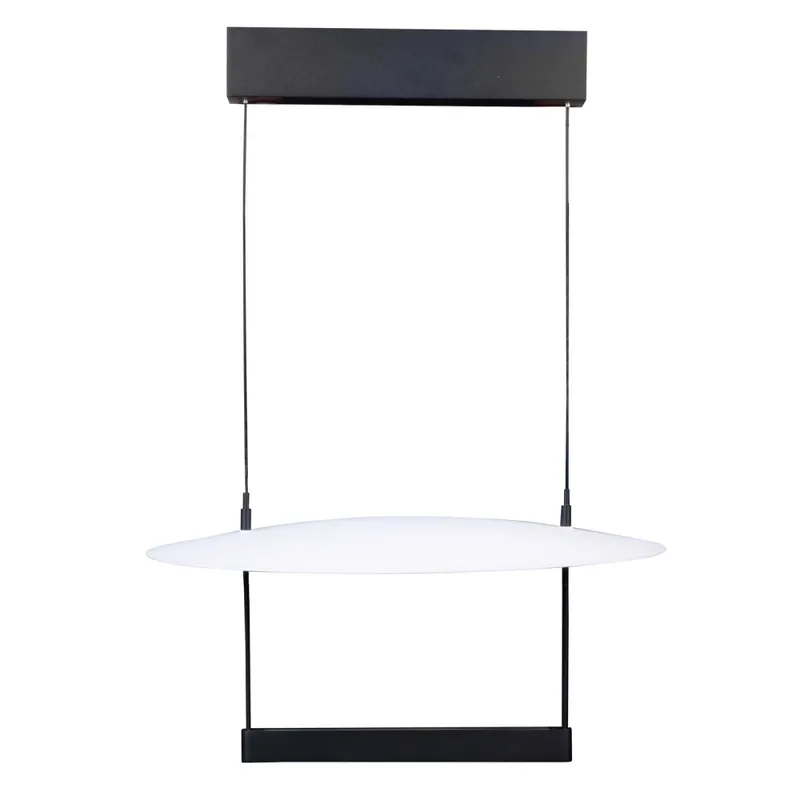 Lampara De Techo Metal Blanco Luna D600 en Blanco - Lámparas colgantes, Uruguay | Divino
