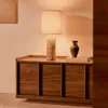 Lámpara de mesa Raze de mármol beige y pantalla de lino beige en Beige - Lámparas de mesa, Uruguay | Kavehome, vista 2 de 6