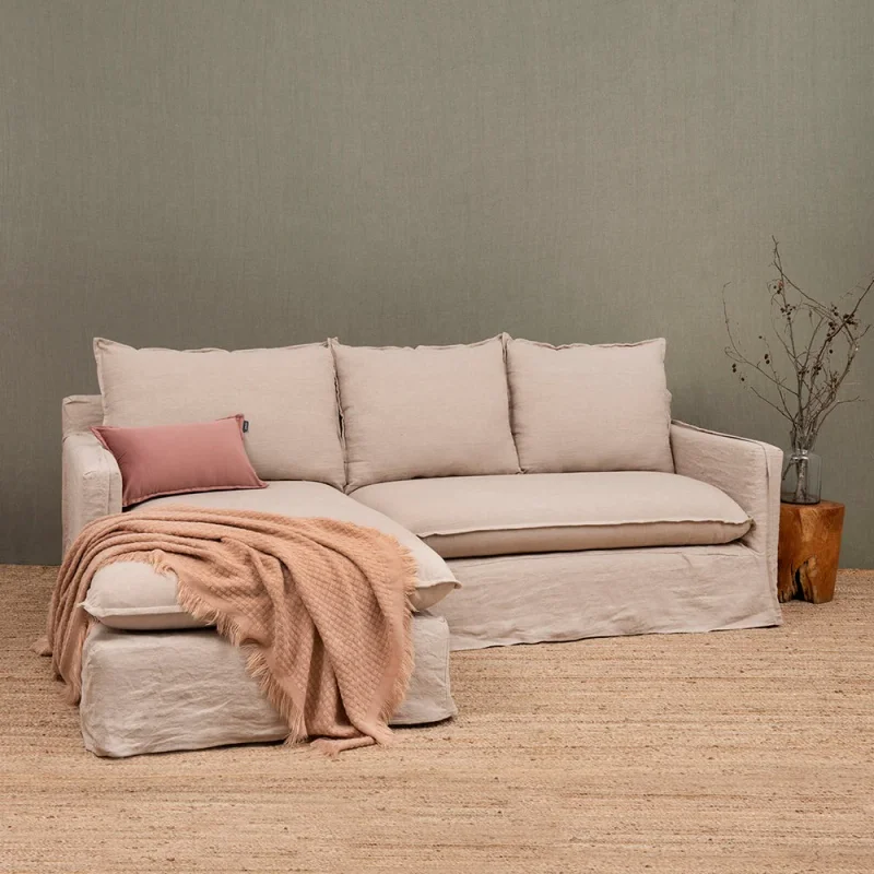 Sofá con funda Sabri en Beige - Sillones y sofás, Uruguay | Pieza Clave, vista 4