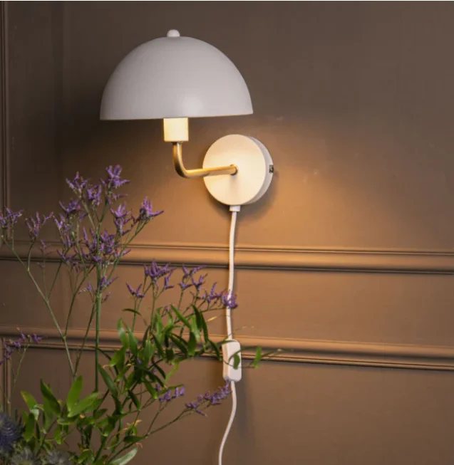 Aplique de Pared Carmela (Blanca) en Blanco - Lámparas de mesa, Uruguay | Casa Brava