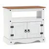 Mesa de tv Linea Naturale - Blanco/Roble en Multicolor - Muebles para TV, Uruguay | La Cueva Muebles, vista 2 de 6