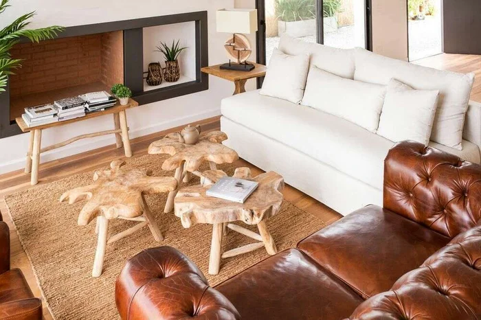 SILLON CHESTERFIELD CUERO ITALIANO - 2 CUERPOS en Marrón - Sillones y sofás, Uruguay | La Iberica, vista 8