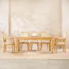 Mesa extensible Lina en Madera natural - Mesas de comedor, Uruguay | Satec, vista 1 de 5