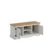 Rack 2 Puertas Linea Rústica 1.60 Mts Blanco en Blanco - Muebles para TV, Uruguay | Albanés, vista 2 de 2