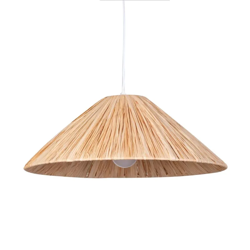 Natural Fibras-naturales Natural-beige Lámpara De Techo Ml2346851 en Madera natural - Lámparas colgantes, Uruguay | Divino