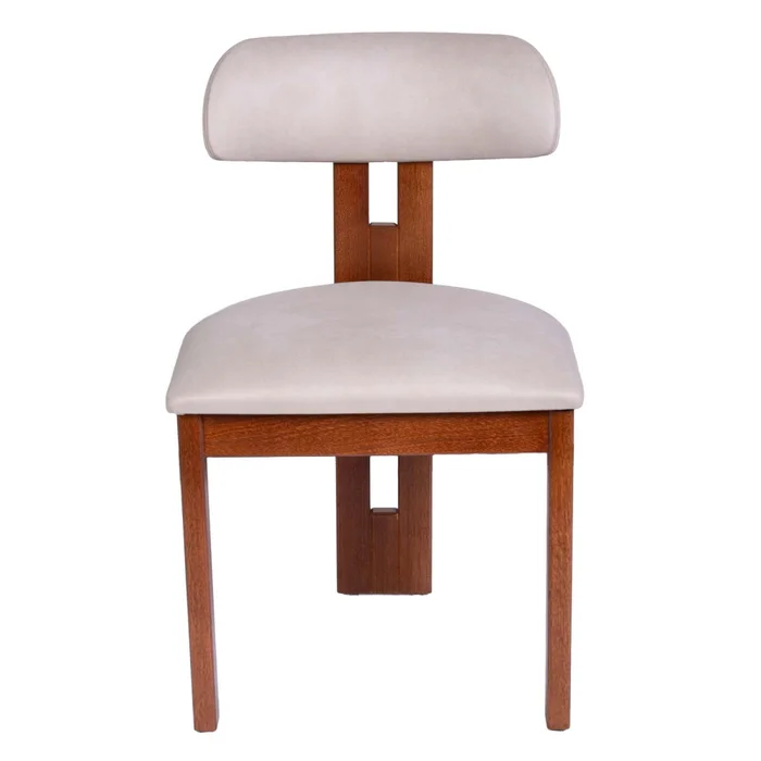 Silla De Comedor Eucalipto Marron Doria en Marrón - Sillas, Uruguay | Divino, vista 3