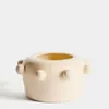 Jarrón Odra de cerámica crudo acabado brillante 17 cm en Beige - Jarrones, Uruguay | Kavehome, vista 1 de 6