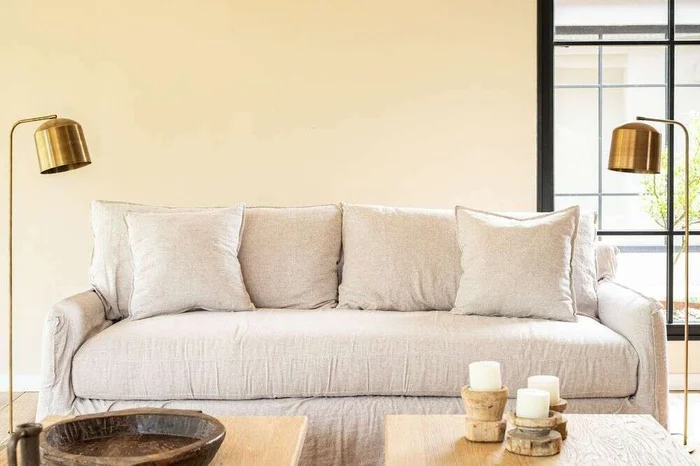 SILLON ALMA LINO GRIS CLARO - 2.30 MTS en Gris - Sillones y sofás, Uruguay | La Iberica, vista 7
