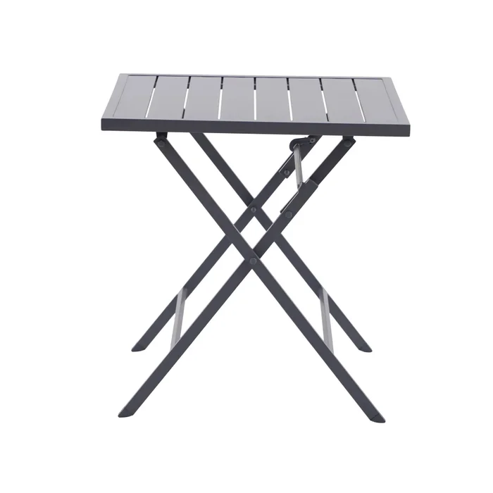 Mesa Xara II plegable gris oscuro en Gris - Muebles para el exterior, Uruguay | Naterial Uruguay
