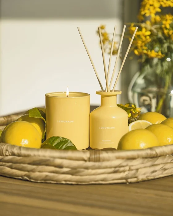 Vela aromática Lemonade 180 gr en Amarillo - Velas y Portavelas, Uruguay | Kavehome, vista 2