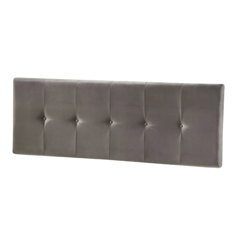 Panel Arezzo Gris Plaza Especial en Gris - Respaldos de cama, Uruguay | Noe