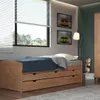 Cama Marinera 1 Plaza Madera Maciza Con Cajones - Ulli - Marron en Marrón - Dormitorio, Uruguay | Rústico Hogar, vista 2 de 4