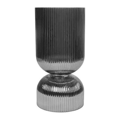 Lampara De Mesa Vidrio Gris Lt95180 en Gris - Lámparas de mesa, Uruguay | Divino